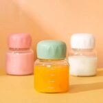 ⁦اكواب زجاجية مع غطاء⁩ - الصورة ⁦3⁩